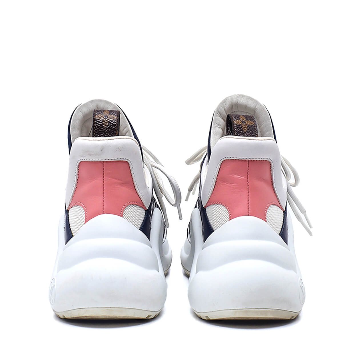 Louis Vuitton - Calfskin Nylon Pop Archlight Sneakers 38